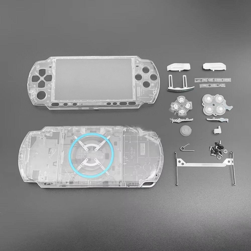 Full Set Replacement Cover Transparent Full Cover Full Housing Shell for PSP3000 03 Version