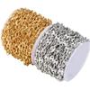 Stainless Steel Gold Chain for DIY Jewelry: Necklace & Bracelet Fashion Accessory