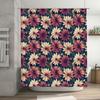 Vibrant Floral Shower Curtain Modern Bath Decor for Bathroom Walls Pink White Flower Pattern Room Accent Home Improvement 72''x8