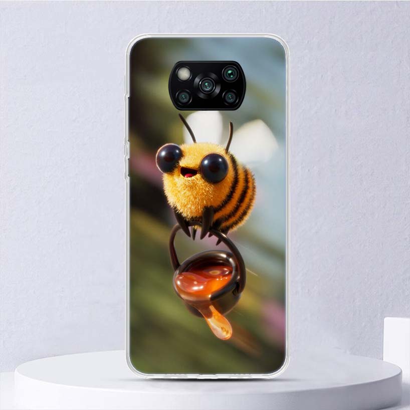 Bee Keeping Honey Animal Soft Case For Xiaomi Poco X7 X6 X5 X4 X3 Nfc F7 Ultra F6 F5 Pro Phone Cover F4 Gt F3 M5S M4 M3 M5 M6 Co