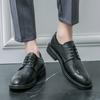 Męskie skórzane buty sznurowane oksfordy Wysokiej jakości buty wizytowe biznesowe Luksusowe uniwersalne buty na przyjęcie weselne Mężczyzna Zapatos Hombre