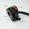 22mm Universal Motorcycle ATV 10Pin 5 Functions  Handlebar Start Stop Headlight Hi/Low Throttle Switch