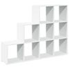 Vidaxl Shelf Divider, 3 Tiers, White, 137.5X29X103.5 Cm