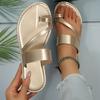 Fashion 2025 Summer New Large Sandals Breathable Flat Slippers Outdoor Travel Women's Shoes High Quality Beach Women's Slippers