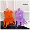 31Cm New Bear Plush Backpack Girl Boy Student Bag Cute Soft Plush Doll Bear Bag Personalized Fashion Backpack Doll Birthday Gift