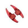 2Pcs/Set ABS Chrome Car Steering Wheel Paddle Extension Shifters Shift Sticker for Ford Focus 4 MK4