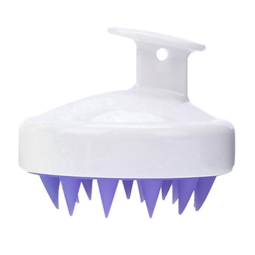 Silicone Shampoo Scalp Shower Body Washing Hair Massage Massager Brush Comb