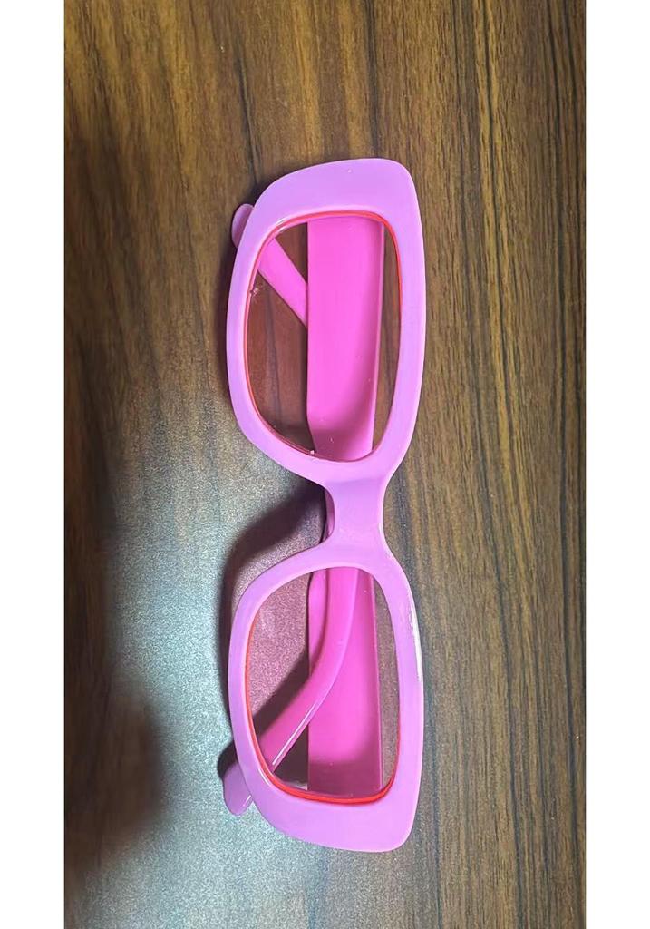Trendy Square Punk Sunglasses: Street Style UV Protection