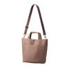 ELECOM Off Toco BM-OF06BR 2-Way Tote Bag with Bottle Holder, Freestanding Design, Latte Brown