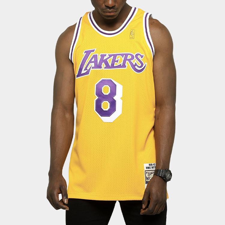 Mitchell & Ness Basketball Jersey Men's Yellow AJY4GS18091-LALLTGD96KBR