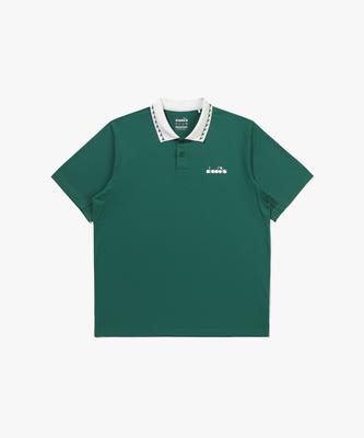 Classic Tennis Pk Collared Short Sleeve T-Shirt Dark Green