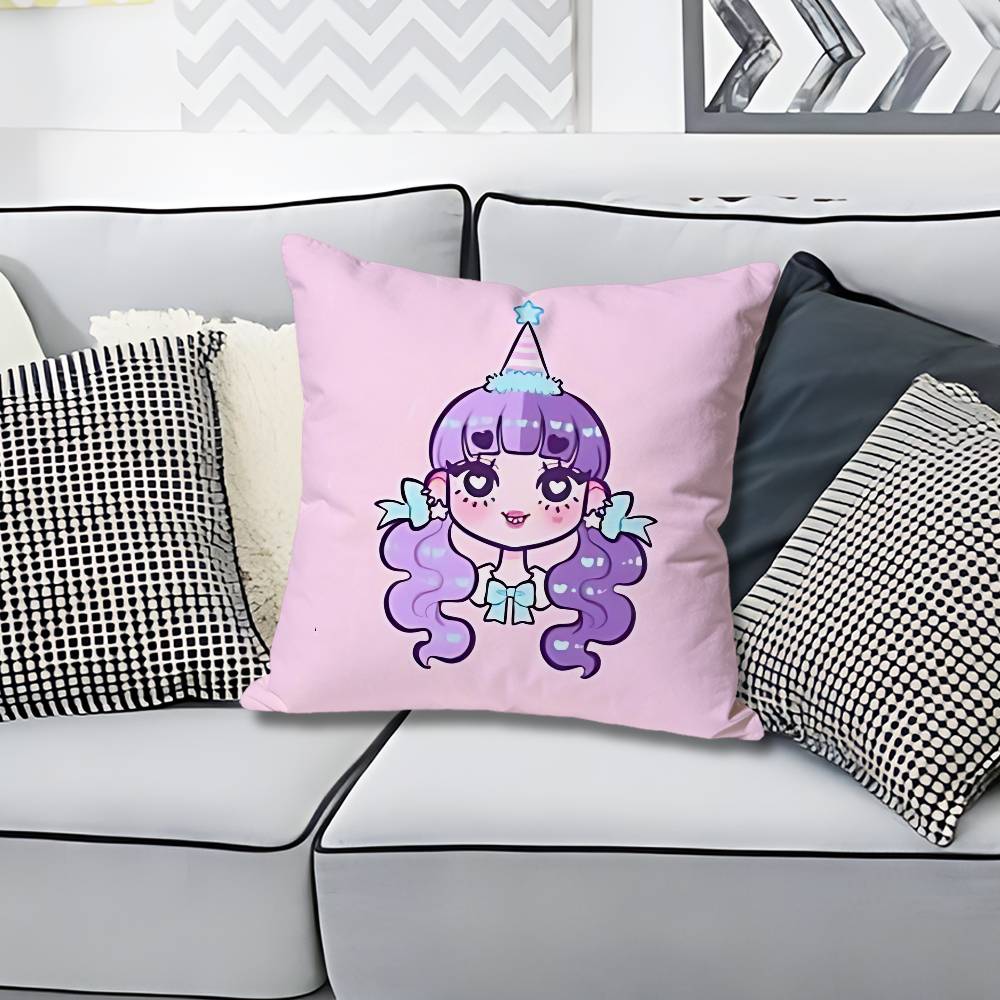 MMelanie MMartinez Portals Various Sizes Square Pillow Case For Car Home Bedchamber Decor Custom Valentine gift