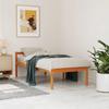 VidaXL Bed for Elderly Person Wax Brown 75x190 Cm Solid Pine Wood 844150