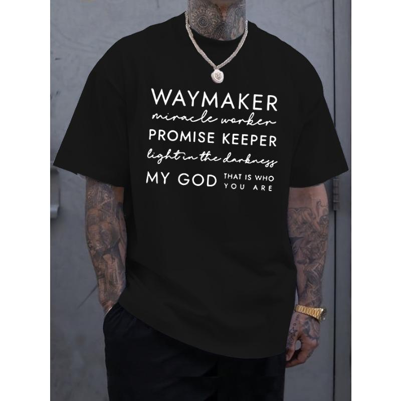 European Size Men'S Summer Print Short-Sleeve T-Shirt
