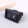 1Pc Universal 6Pin 12V/24V Car Electric Window Switch Power Window Switch For All Cars With Green Led Light Button Switch