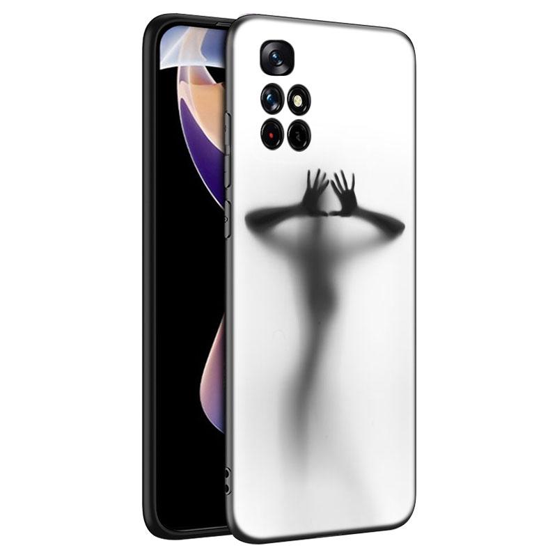 Sexy Frau Lustige Mädchen Telefon Fall Für Xiaomi Redmi Hinweis 7 8 9 10 Lite 11 11E 11T 12 Pro 11S 4G 10T 5G 8T 9S 10S TPU Schwarz Abdeckung