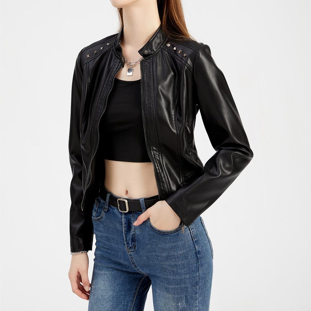 YYFS Chemisier et chemises à manches longues et col montant pour femme, veste décontractée, couleur unie, imprimé, mode printemps-automne, S-4XL