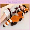 Cartoon Plush Raccoon Toys Children Dolls Gifts Bedroom Ornaments Home Decor