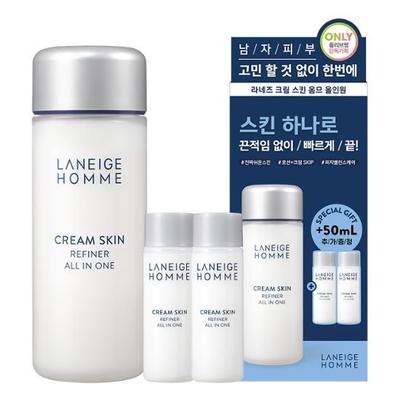 Homme Cream Skin All-in-One 150ml + 25ml × 2