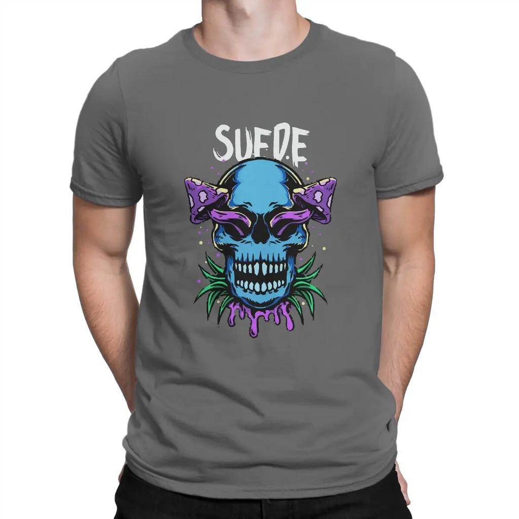 Men Popular British Rock Bands T Shirts Suede Cotton Clothes Awesome Short Sleeve Round Collar Tee Shirt Printing T-Shirts