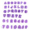 40 Pcs Cute Alphabet Number Character Letter Cookie Cutter Fondant Cake Biscuit Baking Mould DIY Handle Kitchen Baking Supplies
