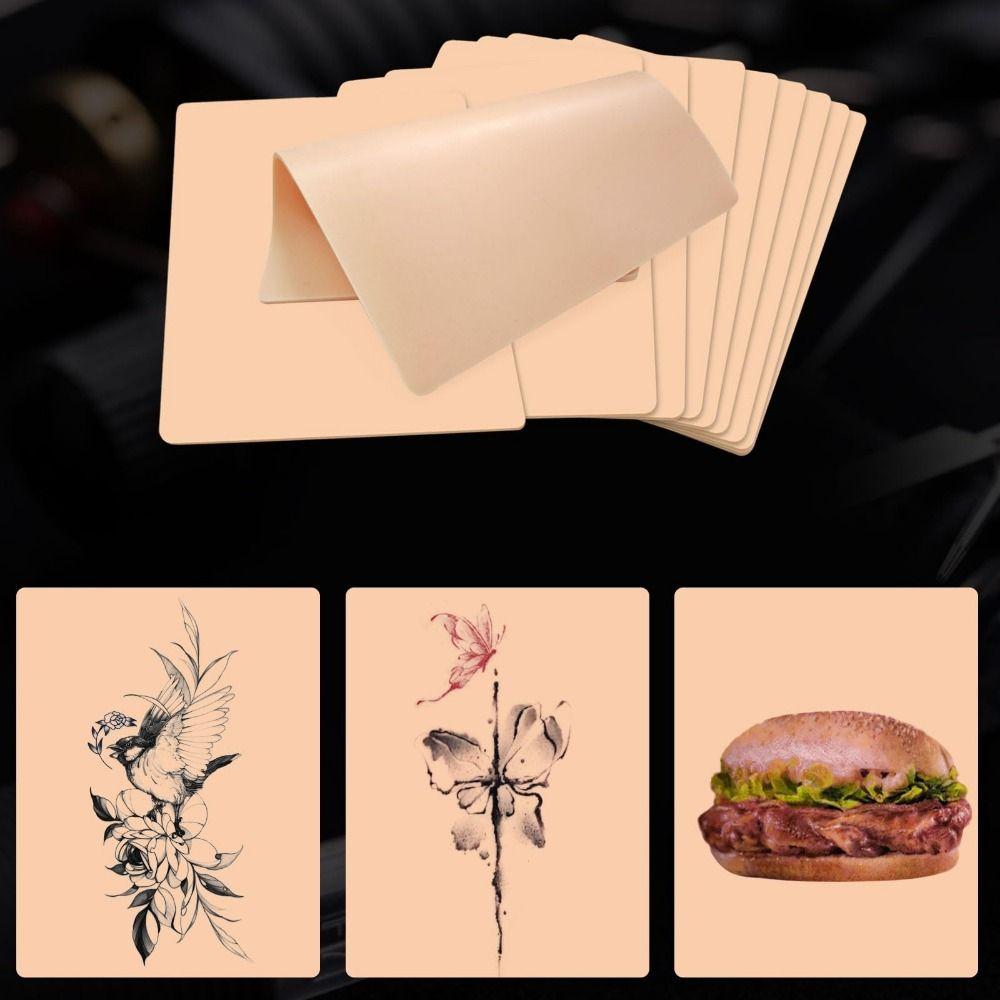 Double Sides Tattoo Practice Skin Blank Training Tattoo Skin Soft Fake Skin  For Permanent Makeup