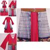 Atemberaubendes Hua Mulan Rotes Prinzessinnen-Kostüm für Kinder Halloween-Party-Outfit