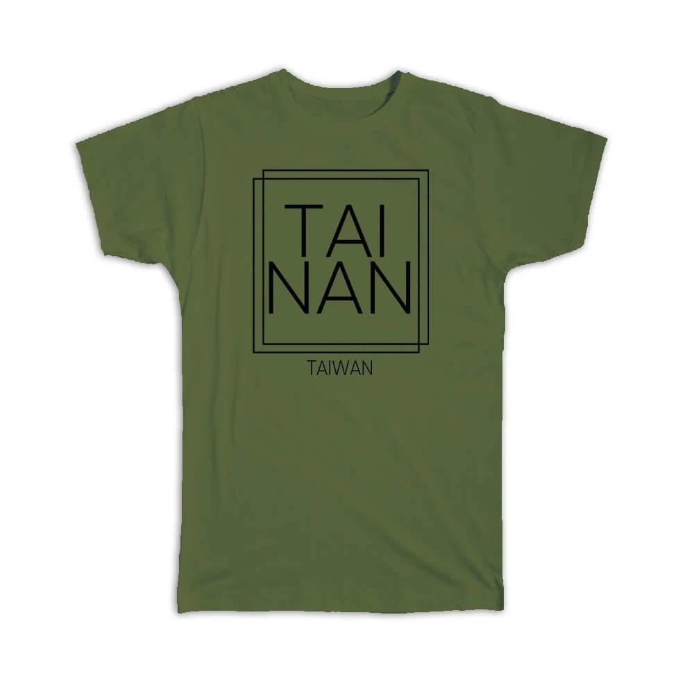Gift T-Shirt : TAINAN Taiwan Square Modern Minimalist Font 4XL