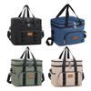 Large Capacity Outdoor Picnic Coolers Bag For Food Freshness Waterproof Oxfords Fabric Adjustable Shoulder Strap