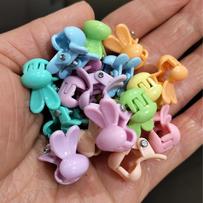 Set Mini Mollette per Bambini: Clip Margherita, Coniglio, Stella, Fiore di Prugno