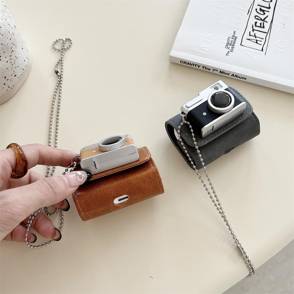 Für AirPods Pro 2/AirPods Pro Schutzhülle Kameraform Design Bluetooth-kompatible Ohrhörer Weiche TPU-Hülle