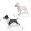 Lifelike Plastic Animal Figurines Of Dogo Argentino And Bull Terrier Ideal For Teaching And Displaying In Homes