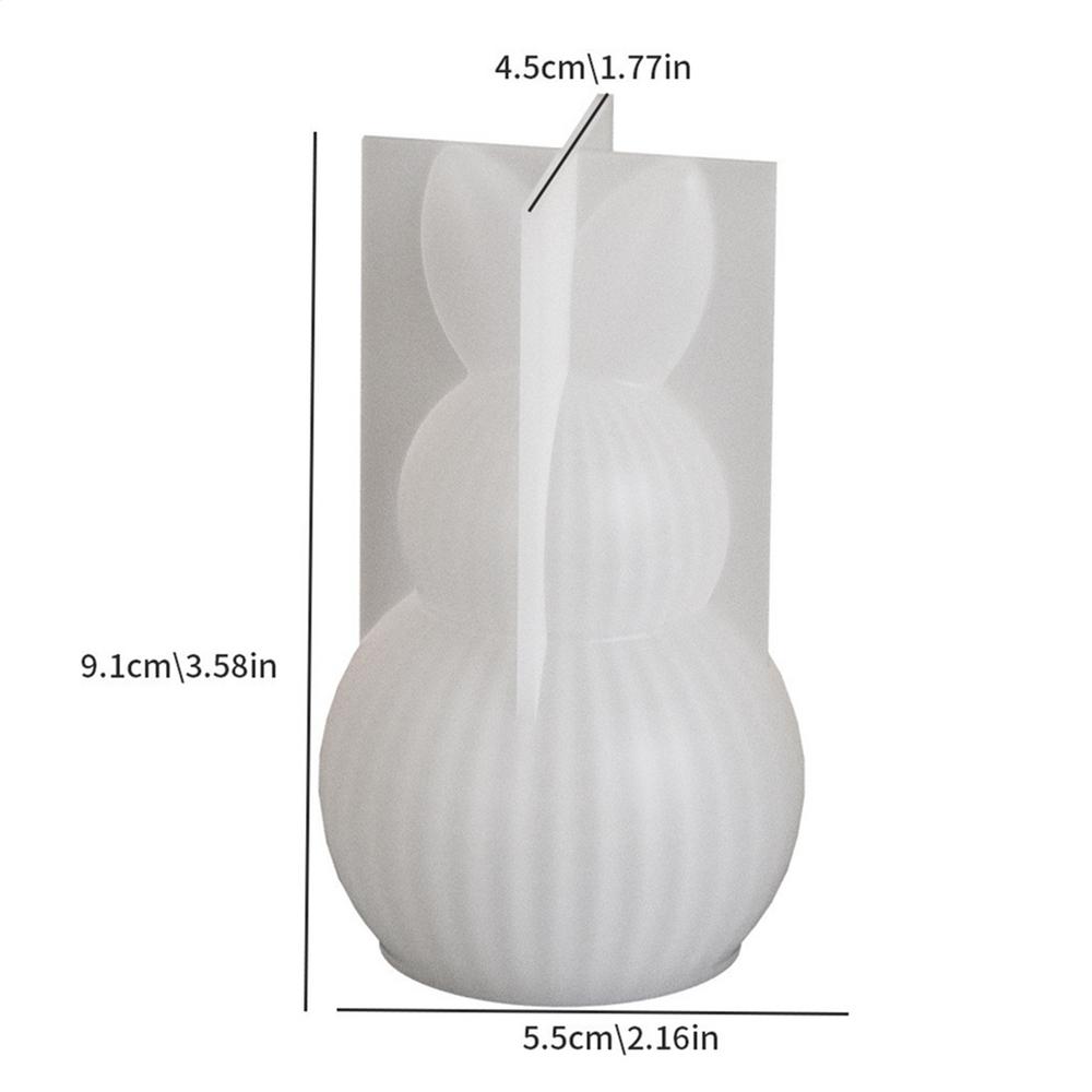 

Сделай сам Пасхальная серия Силиконовая форма 3D Полосатое яйцо Прямоухий кролик Тыква Алмазный узор Зайчик Ароматическая свеча Гипс