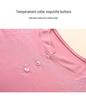 Mom's Plus Size Casual Summer Short-Sleeve T-Shirt - Loose, Stylish, Versatile Top for Middle-Aged and Elderly Women