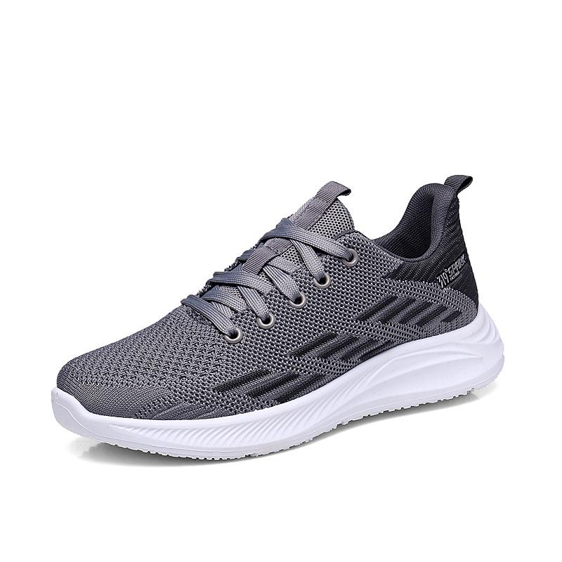 Shoes men's autumn new men's shoes breathable soft-soled running shoes fashionable and lightweight casual sports shoes men