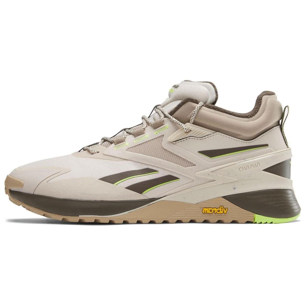 Reebok Nano X3 Adventure Winter Stucco Boulder Beige Unisex Sneakers Cream Laser-Lime 100033529