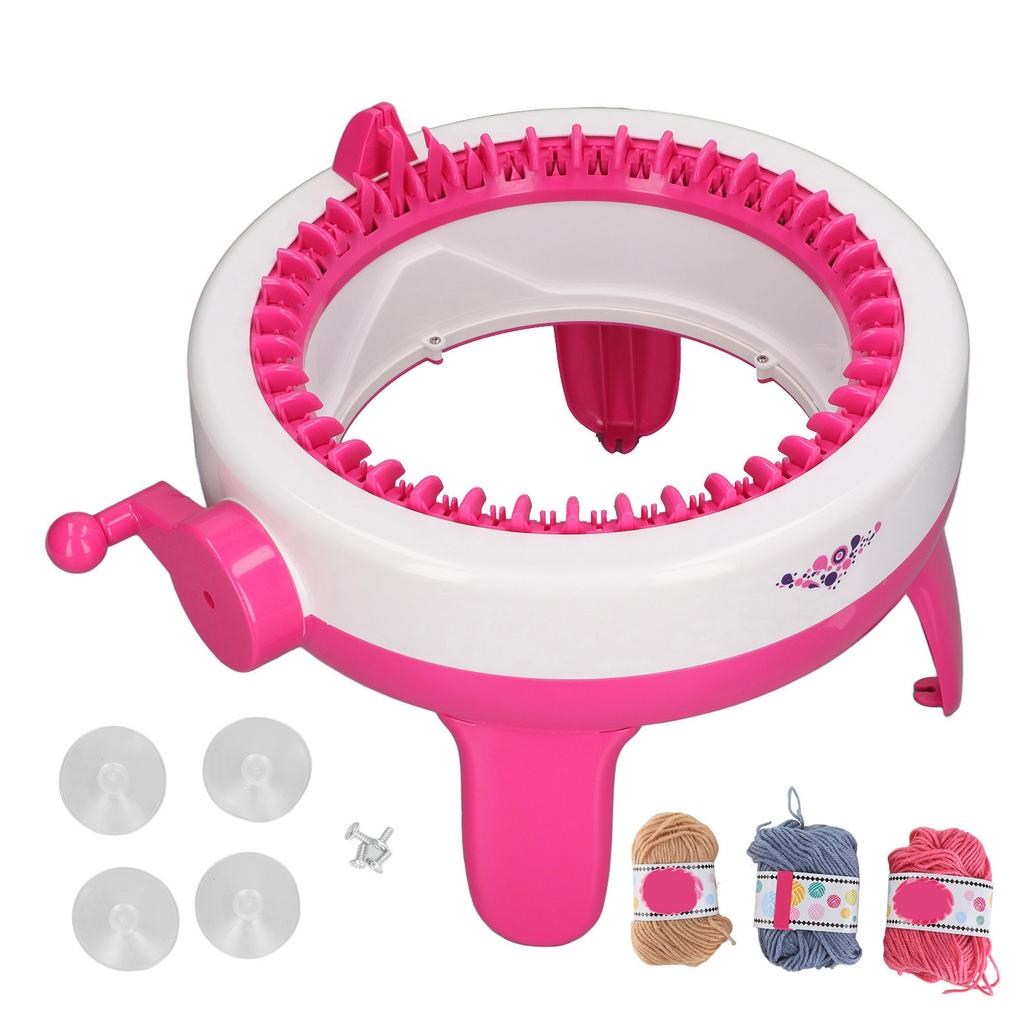 Strickmaschine 40 Nadeln Handwebstuhl Kit Stern Zylinder DIY Handschuhe Schals Hüte L