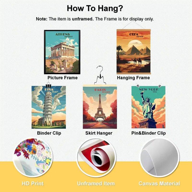 A Canvas Painting Of A Lion With A Golden Crown And Geometric Patterns - Wall Home Decoration   Suitable For Homes And Offices