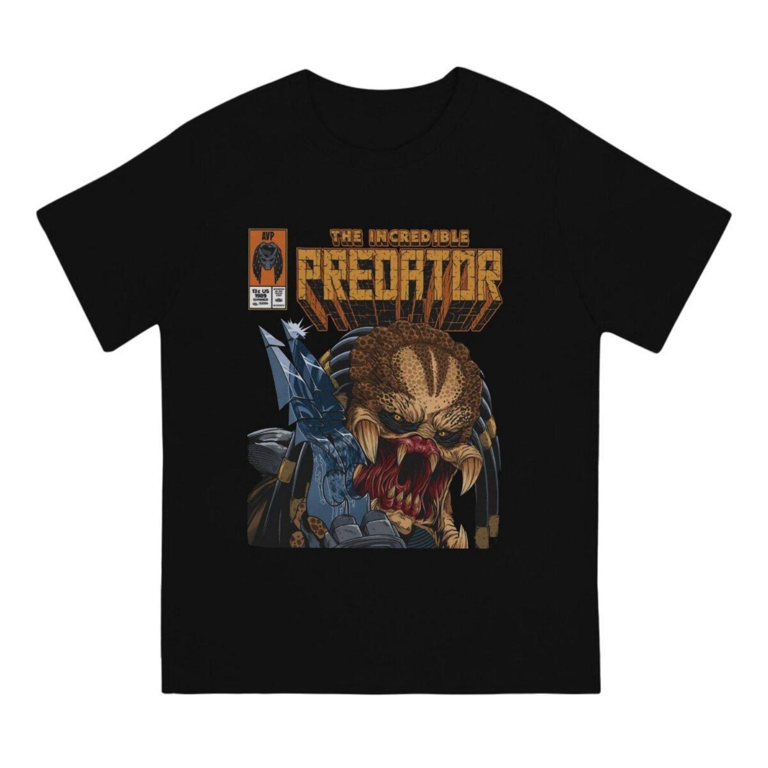 

Популярные японские рок-группы Мужская футболка The Predators Удивительная футболка с коротким рукавом и круглым вырезом Хлопок Идея для подарка Топы S чёрный