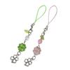 Durable Four Leaf Clover Mobile Chain Four Leaf Clover Bead Phone Embellishment Gift of Luck for Friends and Family