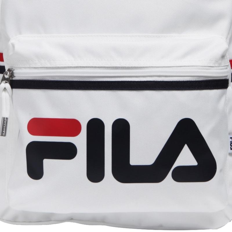 New FILA Polyester Backpack Regular Unisex White FS3BPC5301X-OWH