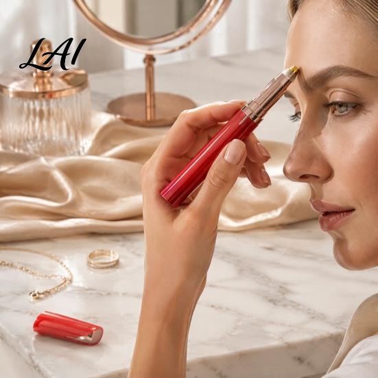 Eyebrow Grooming Pen Electric Trimmer for Women Rechargeable Cordless Facial Hair Removal Removal Portable Painless Eye Brow Shaver Razor Safe Skin