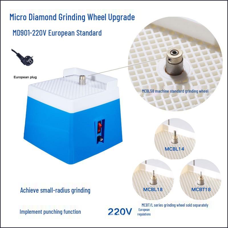 

Улучшенный электрический автоматический инструмент для кромкооблицовки и шлифовки стекла с подачей воды - В комплекте адаптер для нескольких стандартов