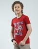Monte Carlo Boy's Regular Fit Printed Half Sleeve T-Shirt