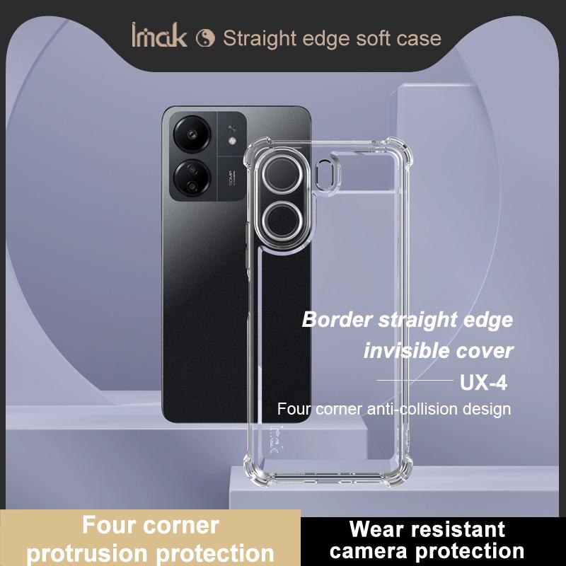 Für Redmi 13C 4G / POCO C65 4G Handyhülle IMAK UX-4 Stoßfeste Weichhülle