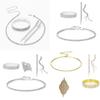 Water Diamond Bridal Jewelry Set With Necklace Earrings Bracelet And Ring For Weddings