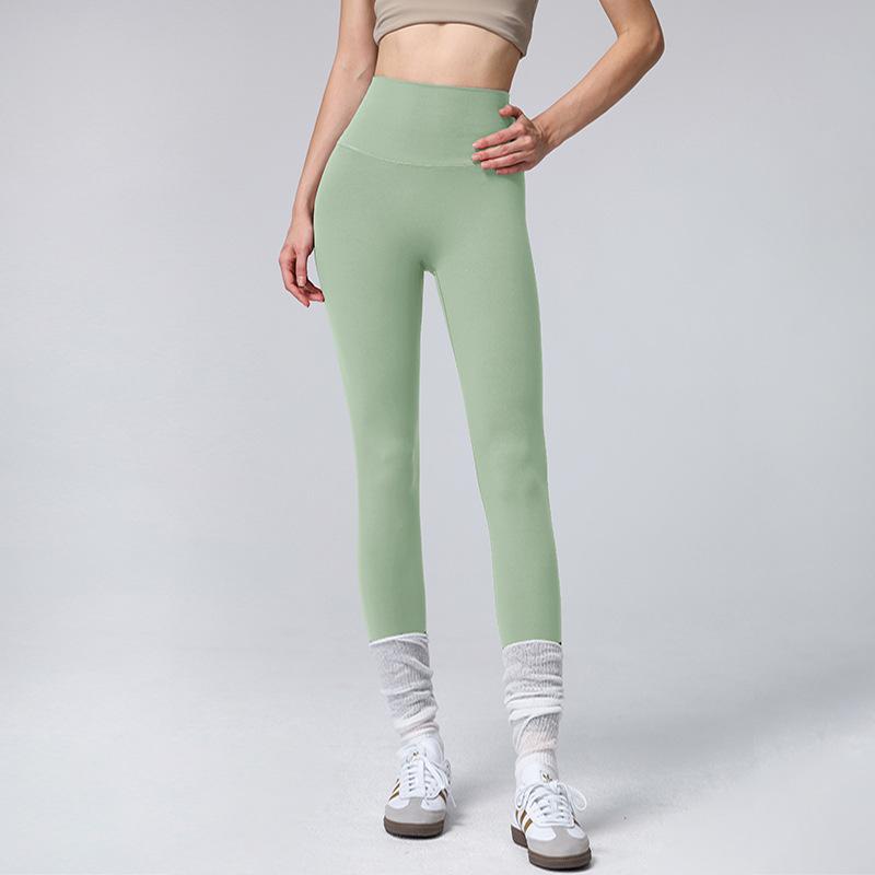 Nude Yoga Pants for Women, Spring/summer High-end Professional Tight High-waist Hip-lifting Elastic Quick-dry Sports Fitness Pants