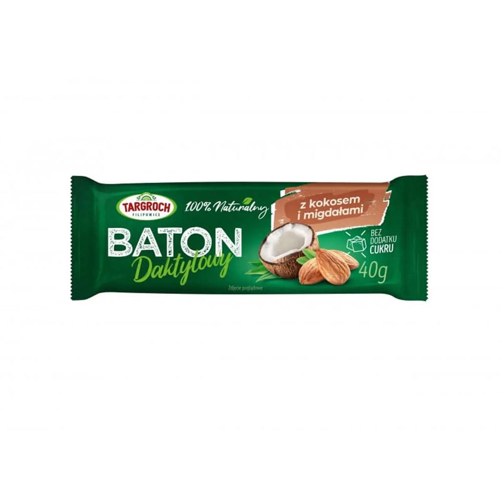 Baton Daktylowy Z Kokosem I Migdałami 40G