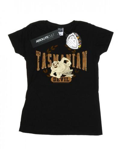 Looney Tunes Womens/Ladies Tasmanian Devil Varsity Cotton T-Shirt