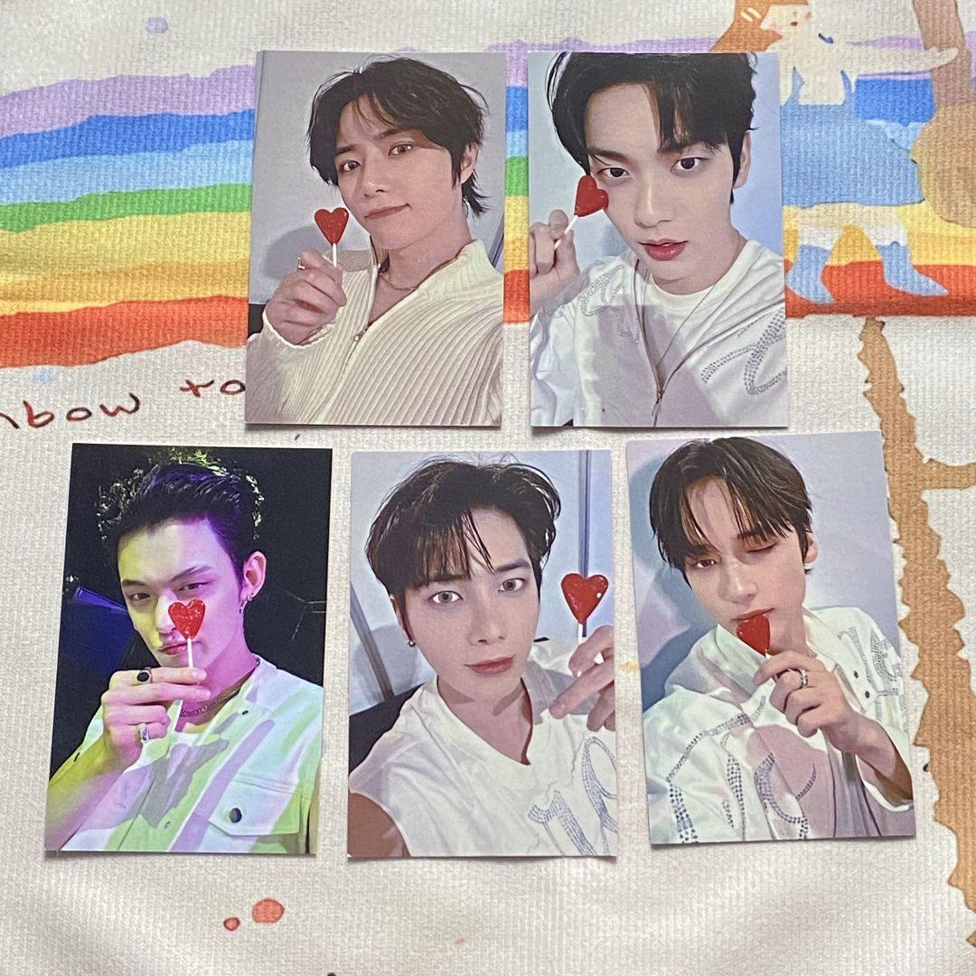 

[Б/У] TXT Публичная трансляция Язык любви Корея 5 штук Торговая карта